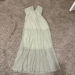 Mint green maxi dress